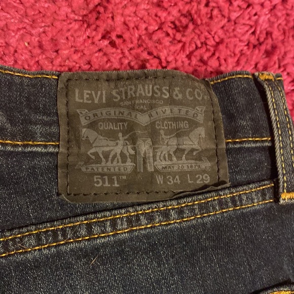Mens Levi’s 511 W34 L29 - Picture 2 of 3